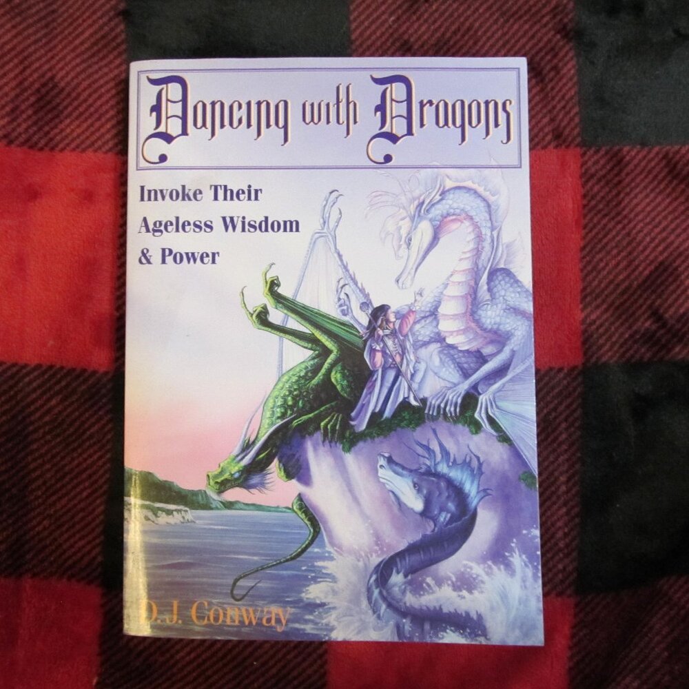 4 for $40 - dancing with dragons paperback book D.J. Conway vintage 1994 (B20)